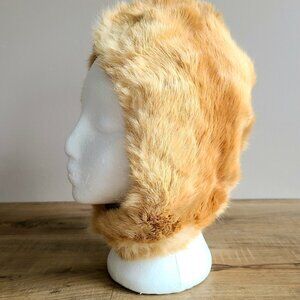 Rabbit real fur winter hat.